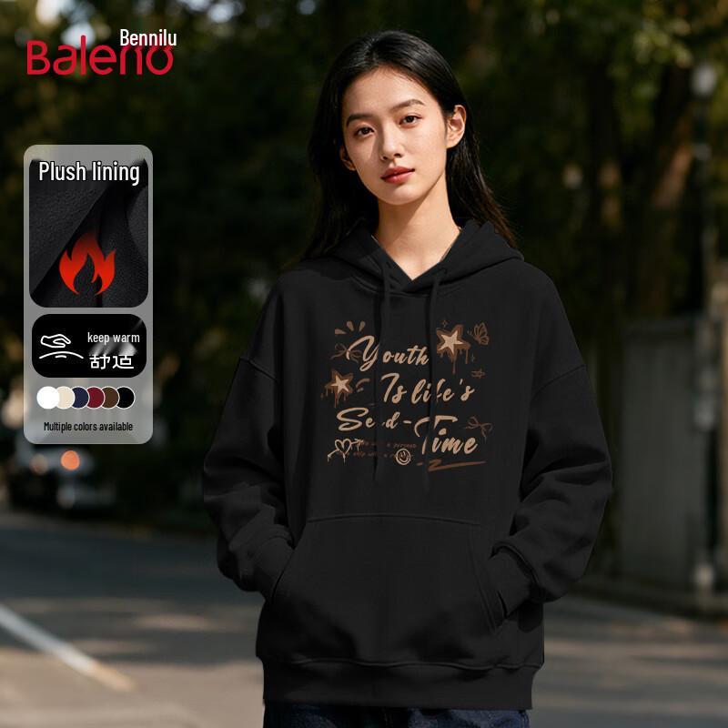 

Baleno Women s Star Print Hooded Fleece Sweatshirt 3XL