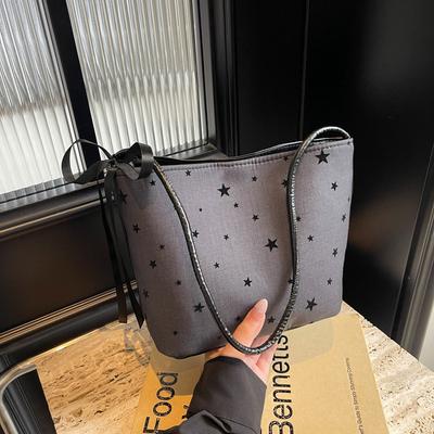 Bags Bucket Bags Women's Foreign Style Armpit Bags 2025 New Personalized Leisure Trend Large-capacity Textured Shoulder Bags
