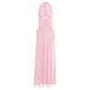 2026 European and American spring new temperament elegant personality fashion casual neck V-neck holiday dress