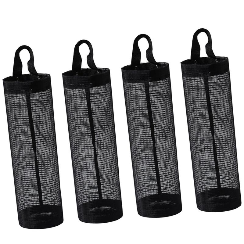 Nylon Household Storage Pouches For Plastic Bags And Waste Bags Wall Mountable Perfect For Small Rooms And Mess Control