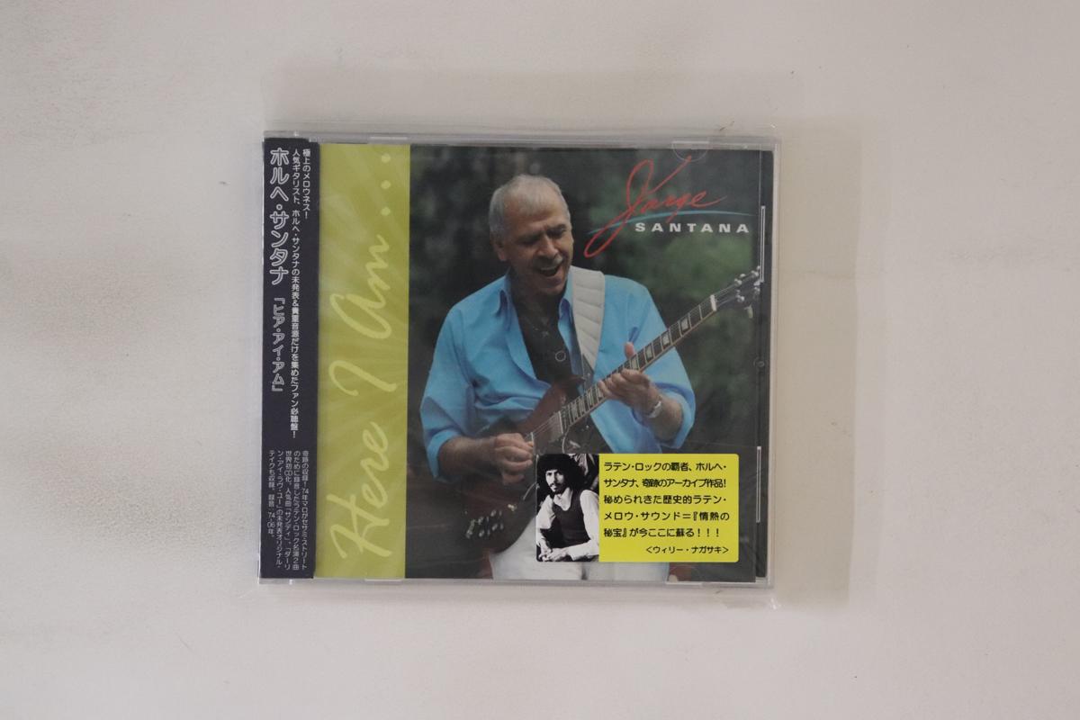 

CD JORGE SANTANA - Here I Am BG5075 MUSIC CAMP ENTE Japan Obi Rock Used