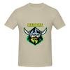 The Raiders Canberra Logo Trendy Tshirt Simple Korean Style Double Edging Short Sleeve