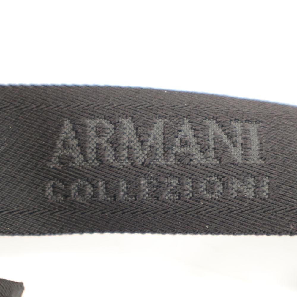 ARMANI COLLEZIONI made in Italy Logo overall pattern Shoulder Bag Men's Used