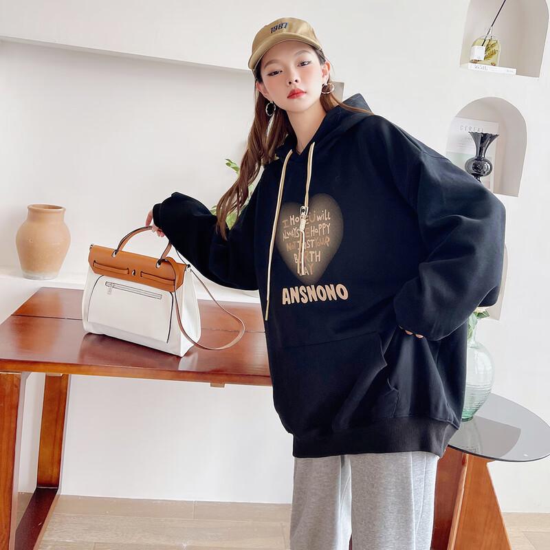 

IMAGINEX Women s Urban Casual Long-Sleeve Hoodie One Size