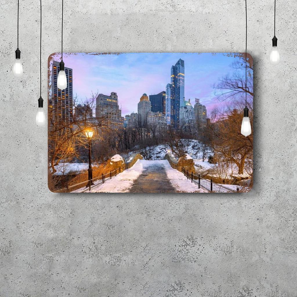 nyc skyline Vintage Metal Tin Signs Posters Decor Retro Metal Plaque Wall Art Decor for Garage Bar