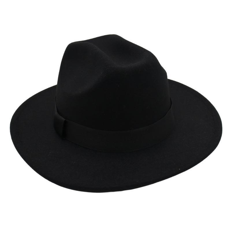 Shanghai Zylinder Internet-Berühmtheit Jazzhut Herren- und Damenstudio Filzhut Französischer Wollhut Retro