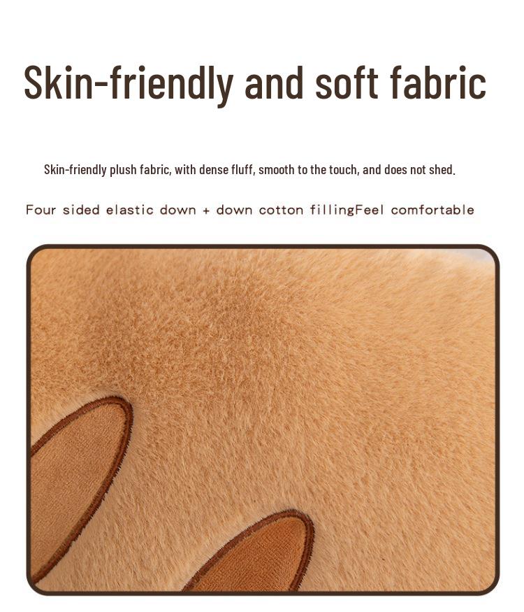 Creative Chef Baguette Dog Plush Pillow - Large Puppy Sleeping & Side Sleeper Pillow