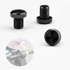 3 Pcs Motorcycle Mirror Hole Plug M10x1.25, Universal Space Aluminum Motorcycle Rear View Mirror Screws Suitable for Most Motorcycle(Honda,Yamaha,