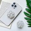 Wind Simulation Cat Claw Glue Glitter Mobile Phone Holder Desktop Watching Drama Stable Support Artifact Rhinestone Sequins Diy