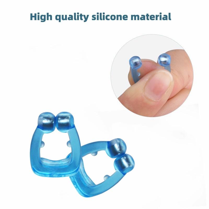 6pcs Silicone Anti Snoring Corrector Magnetic Anti Snore Easy Breathe Improve Sleep Aid Apnea Stop Snoring Nose Clip With Boxs