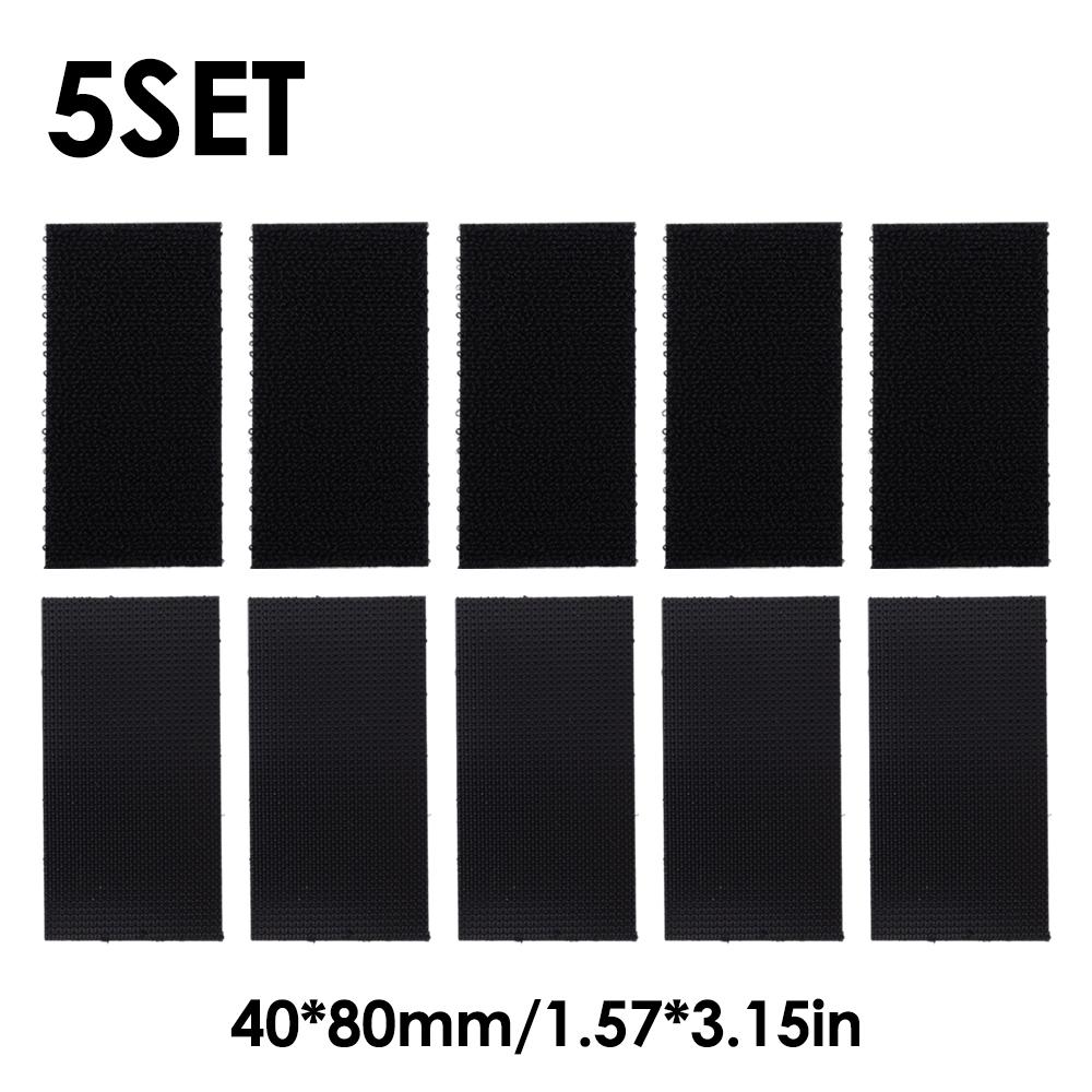 Auto-Matten-Befestigungsaufkleber, universeller Auto-Mittelkonsolen-Beschattungspad-Befestigungsflicken, rechteckiger Fußpad-Befestigungsflicken, abreißbares Magic Tape
