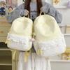 Schultasche weiblich ins hoher Wert Retro kariert Mittelschüler Rucksack Spitze vielseitig große Kapazität Rucksack weiblich