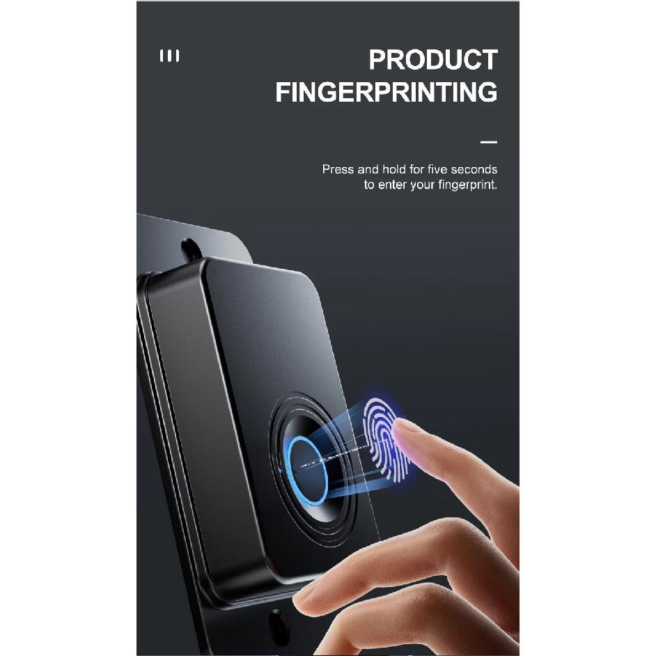 Fingerprint refrigerator locks Keyless operation drawer locks Window locks Prevents opening by children and pets