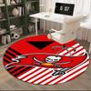 Buccaneers Team Spirit Round Rug for Livingroom,Bedroom, Palyroom, Chair Rug, Area Rug, Circle Carpet, Large Size Fan Christmas Gift