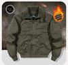 Men's Outdoor Winter Warm Pilot Jacket Coat with Velvet Lining