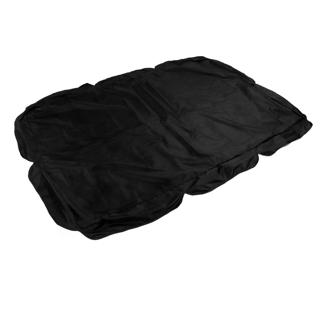 Outdoor Swing Canopy Silver Coated Oxford Cloth Waterproof Swing Chair Top Cover for Garden Sun