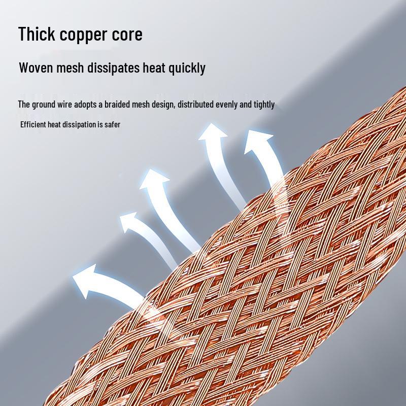 Tinned Copper Braided Strap Grounding Jumper for Cable Tray and Distribution Box Door
