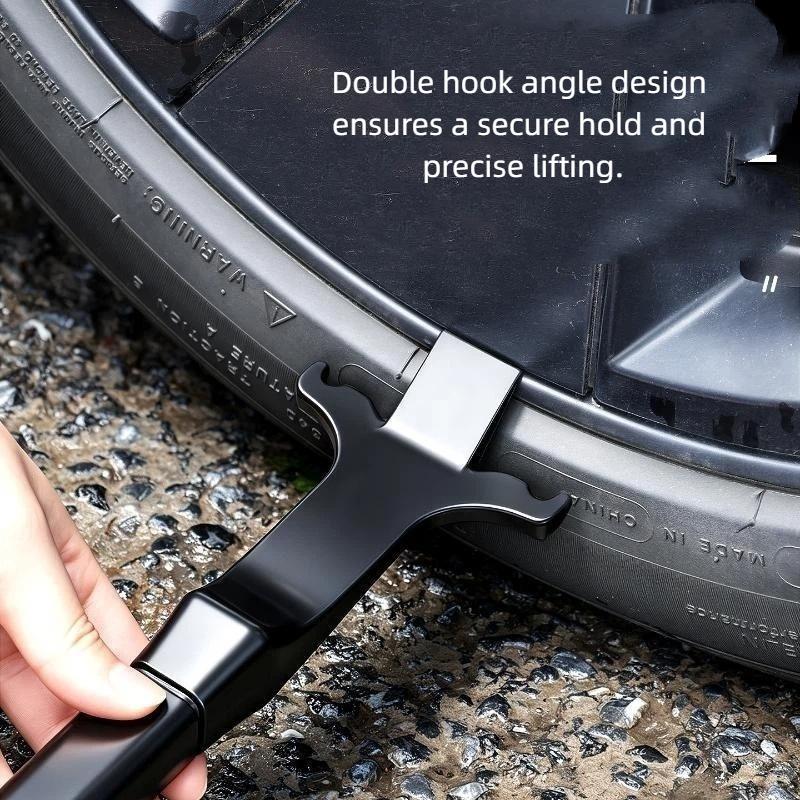 Wheel Hub Cover Pry Bar Car Tire Lever Crowbar For Model 3 Y S X Wheel Rim Cap Removal Tire Change Auto Modification Tool