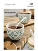 Japanese Seasoning Box Set: Three-Piece Embossed Ceramic Jars with Wooden Holder and Spoon