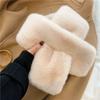 Autumn Winter Women Neck Warmer Outdoor Cold Resistant Collar Scarf Sweet All-Match Female Scarves Cross Snood Scarf