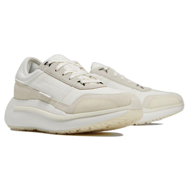 Adidas Y-3 Ajatu Run White Black Unisex Sneakers Cream Core-White Cream-White HR1936