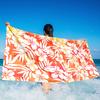 Watermelon Slice Print Beach Towel Microfiber Quick Dry Absorbent Lightweight Funny Summer Towel for Beach Pool Vacation Travel