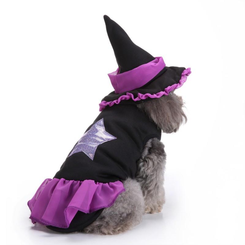Costume di Halloween per Animali Domestici Ali di Pipistrello Abbigliamento Cani Gatti Festa Travestimento Abbigliamento Taglia S M L