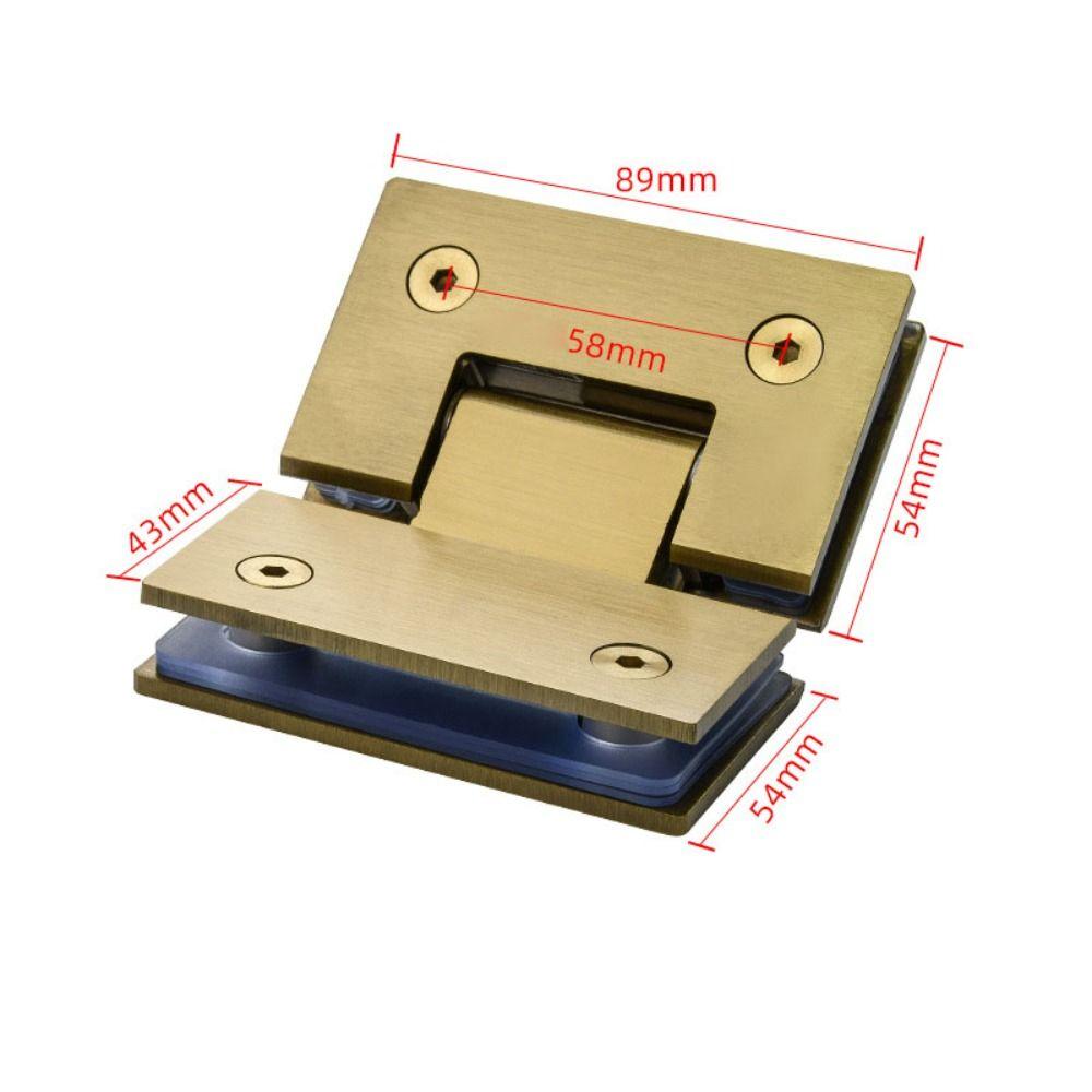 90°/135°/180° Glass Door Bracket Clip Stainless Steel Door Hardware Bathroom Door Hinges  Bathroom