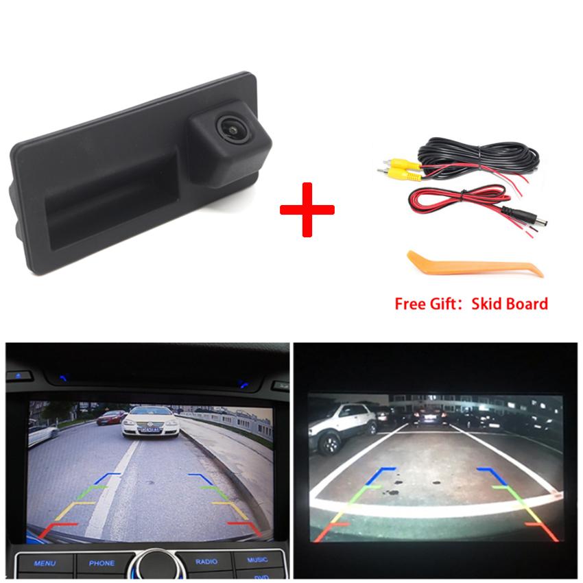 

Car Trunk Handle Camera For Volkswagen For VW Passat Variat B6 B7 Wagon Sedan 2008~2015 CCD Night Visioin Rear View Camera A Static Guidlines