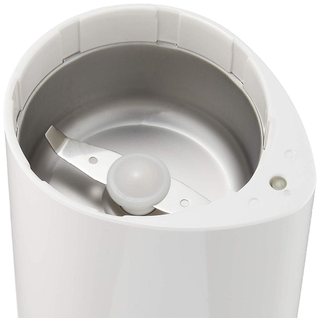 Kalita Electric Coffee Grinder CM-50 W with Measuring Spoon, White, 43015