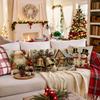 Printed Pillow Cover Christmas New Sofa Decoration Cushion Cover Home Sofa Bedroom Cushion Pillow Cover