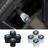 Key,4Pcs Car Wheel Tire Valve Cap Dust Cover Accessory For X1 X3 X5 X6 X7 1 3 5 6 7 Series E38 F40 E60 E90 F10 F15 F30 G20 II9