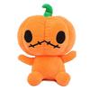 Halloween Pumpkin Plush Toy, Orange Halloween Stuffed Pumpkin Fluffy Plush Toy Cute Pumpkin Cushion Soft Toys for Kids Gift