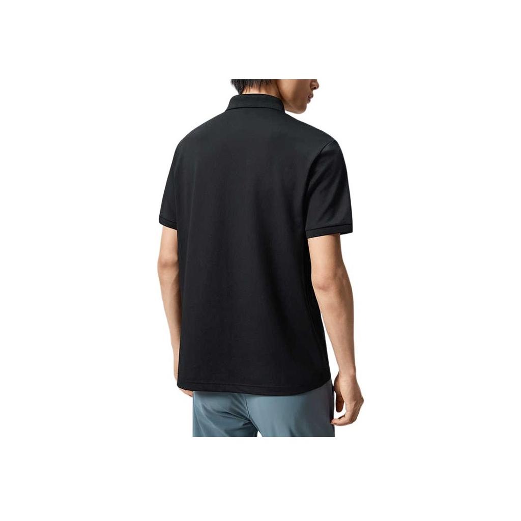 Saucony Comfortable Breathable Versatile Short Sleeve Polo Shirt Men tops Black SA2250SP62C-BK001