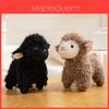 Morbida Pecora di Peluche Riccia con Imbottitura in Cotone PP per Bambini e Regalo