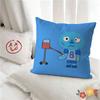Stück Cartoon Nudel und Freunde Kissenbezug Mode Quadratischer Kissenbezug Schlafzimmer Sofa Raum Ins Dekoration Freizeit