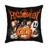 1/4Pcs Halloween Pillow Cover, Spider Web, Witch Castle, Pumpkin Pattern Printed Backrest Cover, Halloween Sofa Decoration,