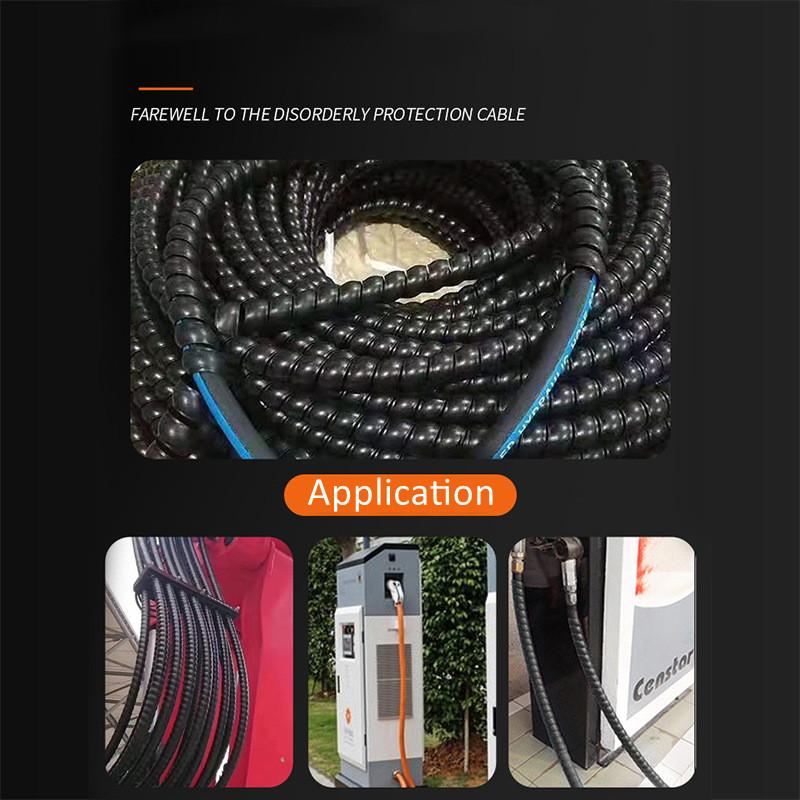 1/2/5M Winding Tube 8/10/12/16/20 mm Wire Organizer Cable Protection Sleeve Tube Protection Sleeve Spiral Wrap Winding Protector