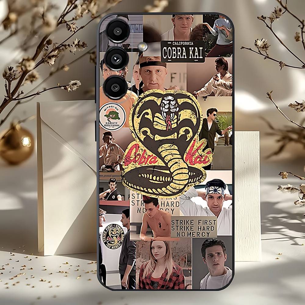 Cobra Kai Snake Logo art Phone Case Silicone Soft For Samsung Galaxy A73,31,32,72,41,53,52,71,22,5G,Note,J7,8,9