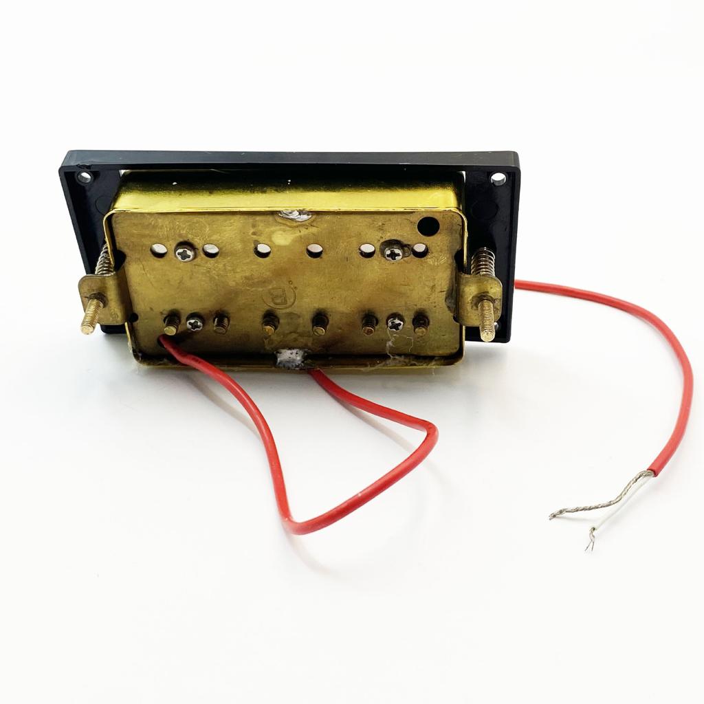 LP Electric Guitar Pickups Adjustable-Screw Double-Coil Pickups Dual-Coil Pickups 50/52mm String Spacing, Gold