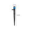 Garden Irrigation Sprinkler: 13.5cm Ground Plug 360° Spring Micro Sprayer