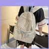 Nylon Floral Backpack For Teens With Drawstring Design For Teen Girls Daily Carry