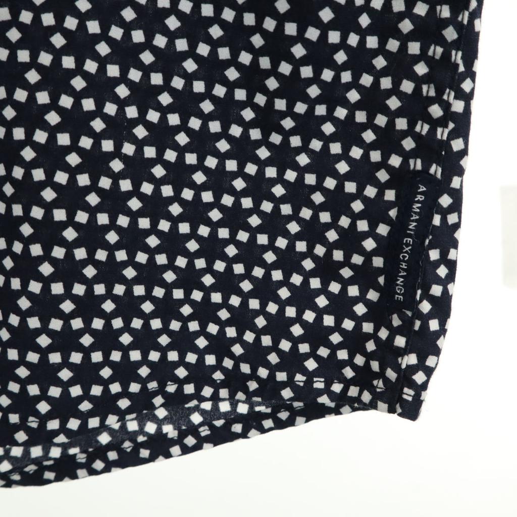 Armani Exchange Long Sleeve Shirt M Navy System Men's Used