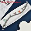 Summer Fruit Pendant Bag Charm With Metal Chain For Fashionable Women
