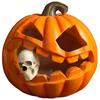 Vintage Halloween Pumpkin Resin Skeleton Table Decor for Party Decoration