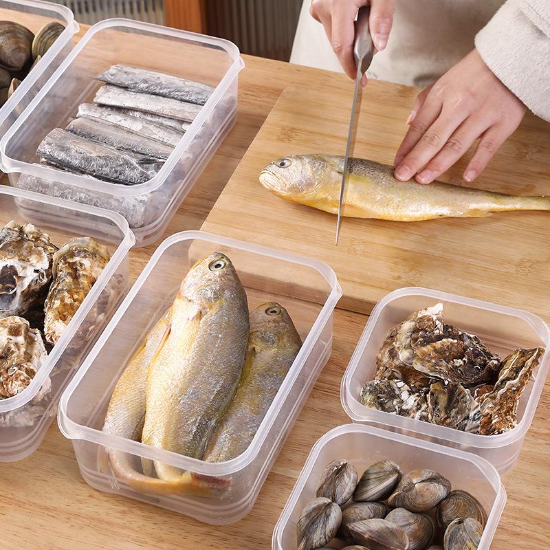 Fresh-Keeping Freezer & Fridge Storage Box for Vegetables, Meats & Fruits