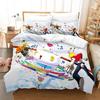 Mode 3D-Druck Summer Wars King Kazma Bettwäsche-Set Cartoon Anime dreiteiliges Set Erwachsene Kind Schlafzimmer Bettbezug-Sets Heimtextilien