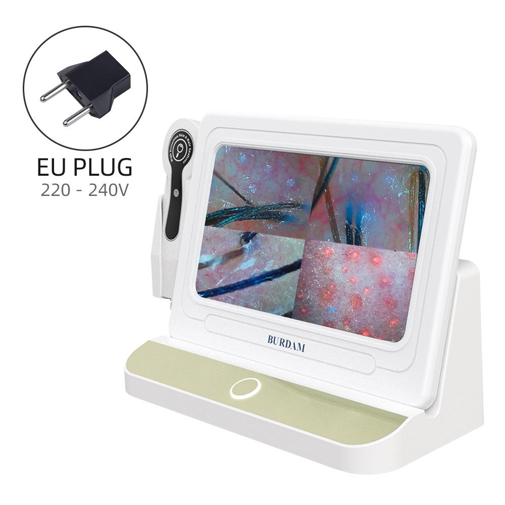10 inch HD Display Professional Skin Analyzer 50X/200X Magnifying Pore Magnifier Hair Follicle Scalp Detector Skin Test Device