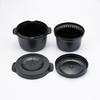 Skater Rice Steam Recipe Made in Maker, 2-cup capacity, Microwave-safe, Revolution, included, Japan, Black, MWMR2-A
