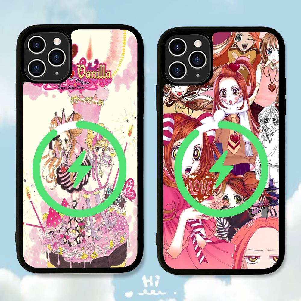 Anime Sugar Sugar Rune For Magnetic Phone Case For IPhone 17 16 15 14 13 12 11 Plus Pro Max PC+TPU Cover